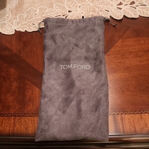 Tom Ford Charcoal Suede Dust Bag